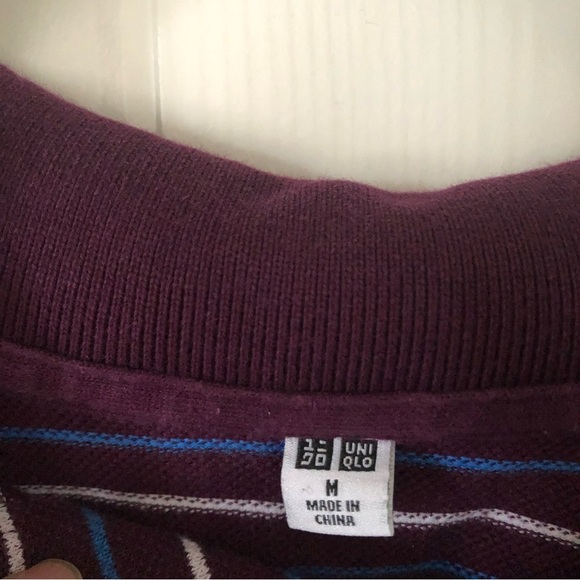 Uniqlo Striped Polo Shirt - Picture 7 of 8